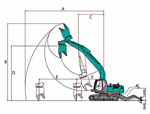 SK130-8 金属解体机